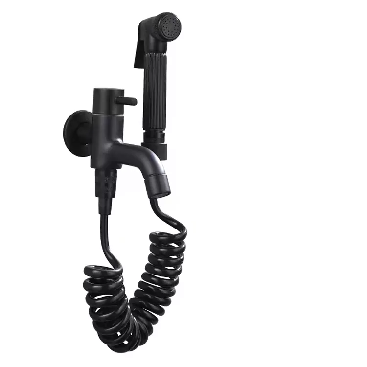 Itim na Toilet Companion Press-Type Spray Gun