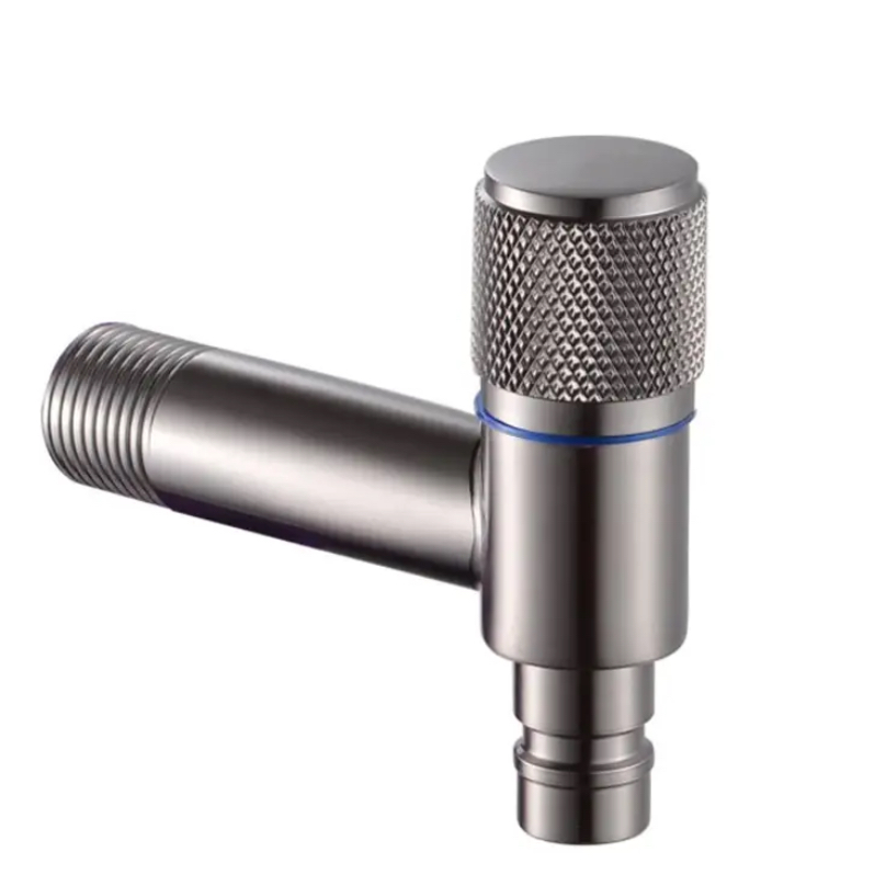 Extended Knurled Knob Washing Machine Water Stop Valve