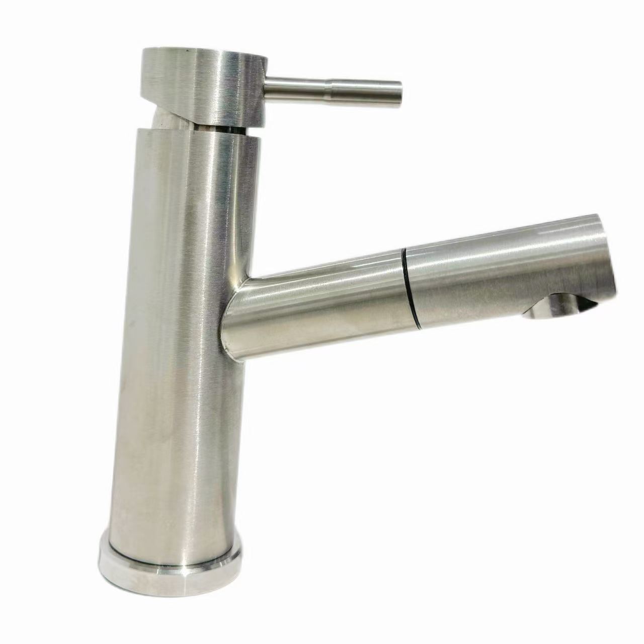 Flexible Pull-Out Hot At Cold Basin Faucet