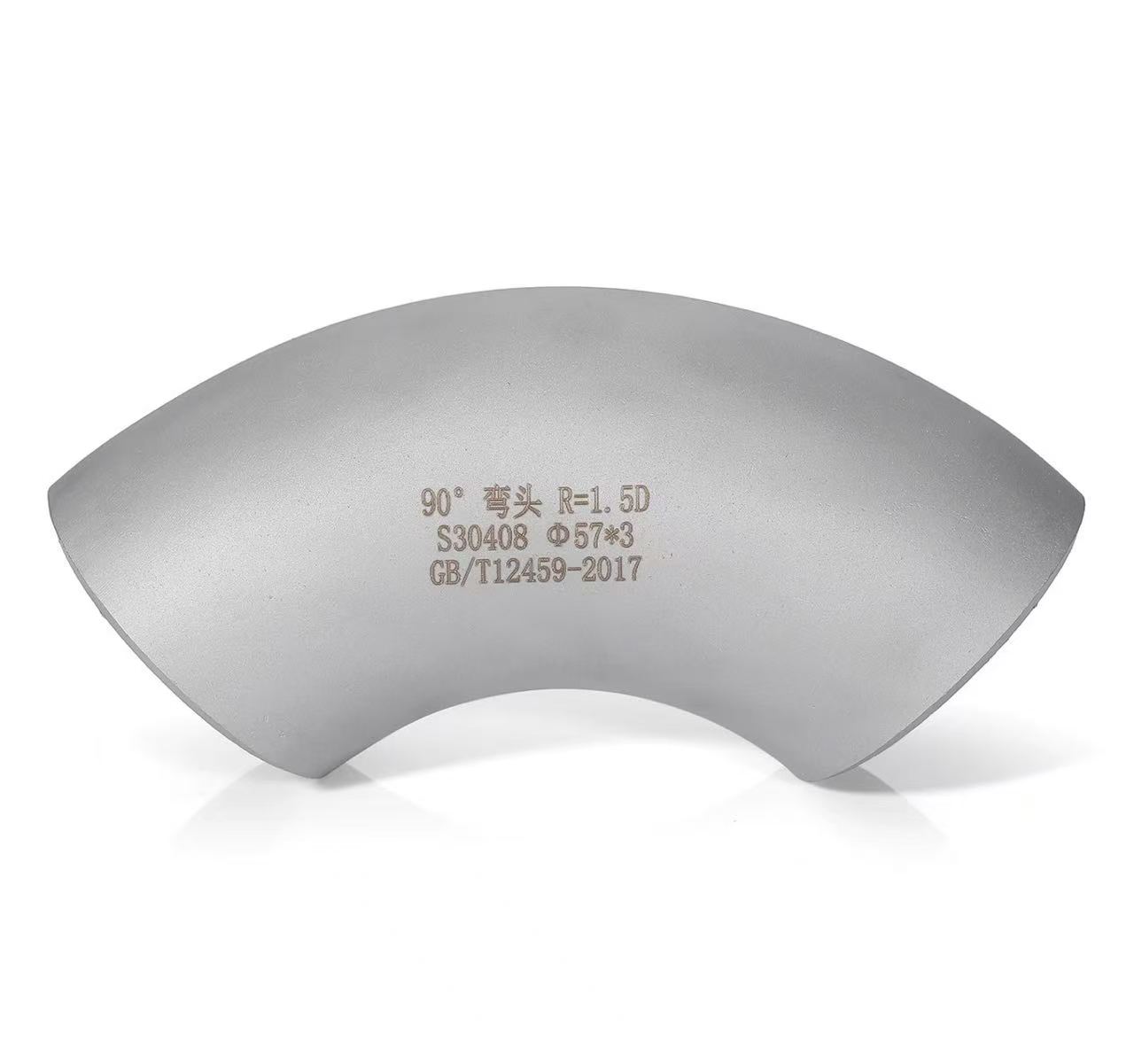 Industrial seamless 90-degree na welded elbow
