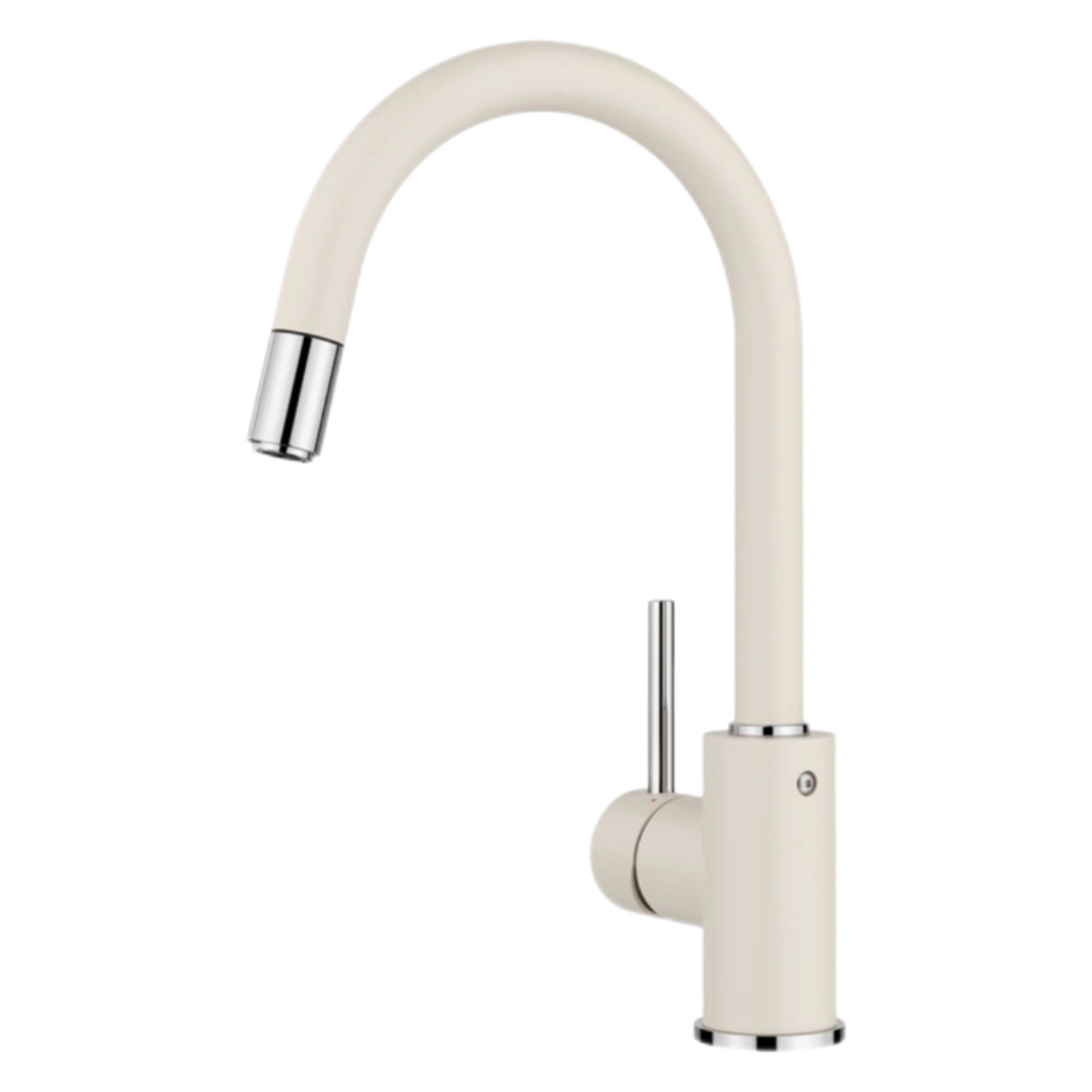 Minimalist Gooseneck Hot And Cold Kitchen Pull-Out Faucet Minimalist Gooseneck Hot And Cold Kitchen Pull-Out Faucet