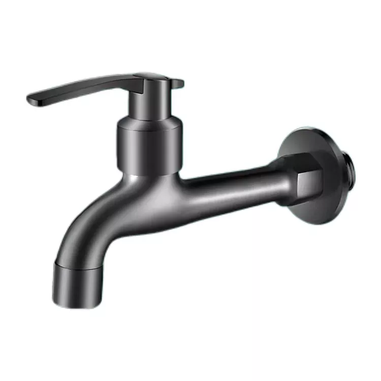 Minimalist Wall Mounted Single Cold Faucet na May Pinahabang Haba