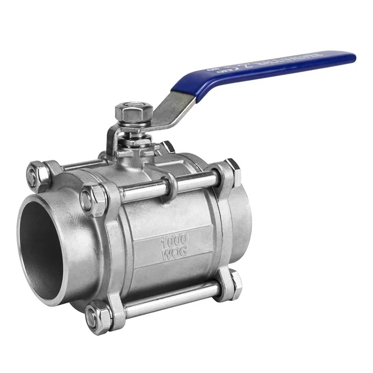 Mabilis na Pag-install ng Nakapirming 3PC Butt-Weld Ball Valve