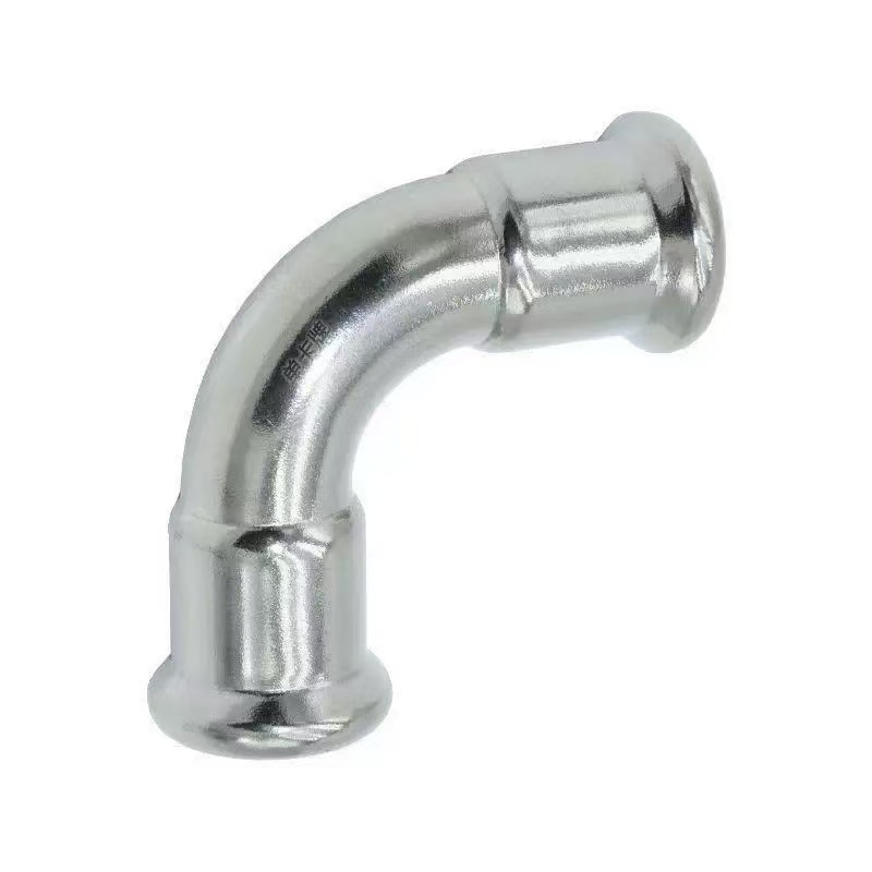 Single-clamp 90-degree na siko