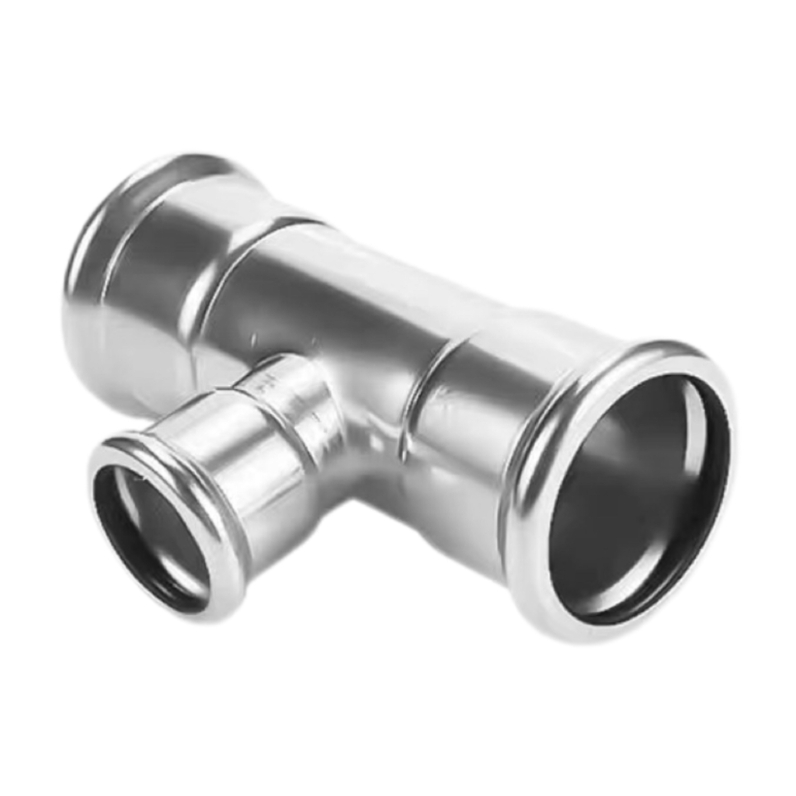 Single-clamp na katumbas ng diameter na tee