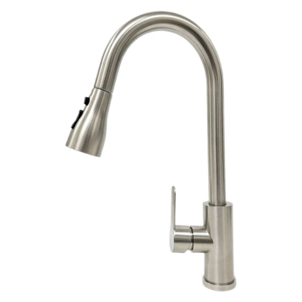 Swan-Neck Pull-Out Kitchen na Mainit At Malamig na Faucet Swan-Neck Pull-Out Kitchen na Mainit At Malamig na Faucet