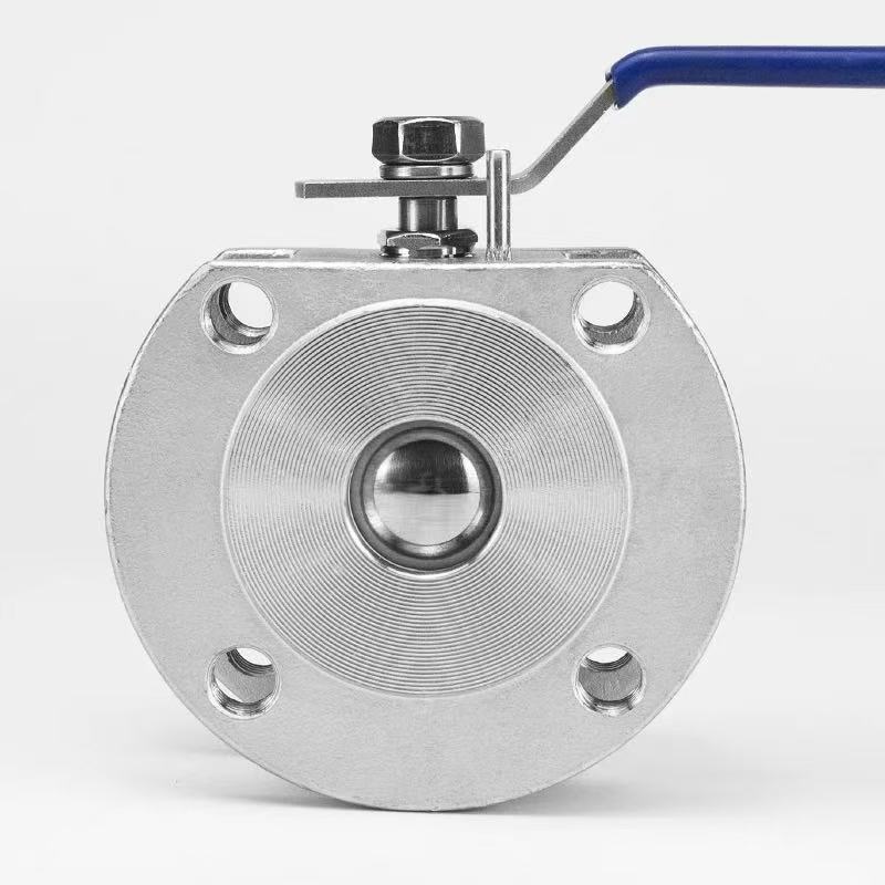 Wafer Type Ball Valve na may Flange Ends
