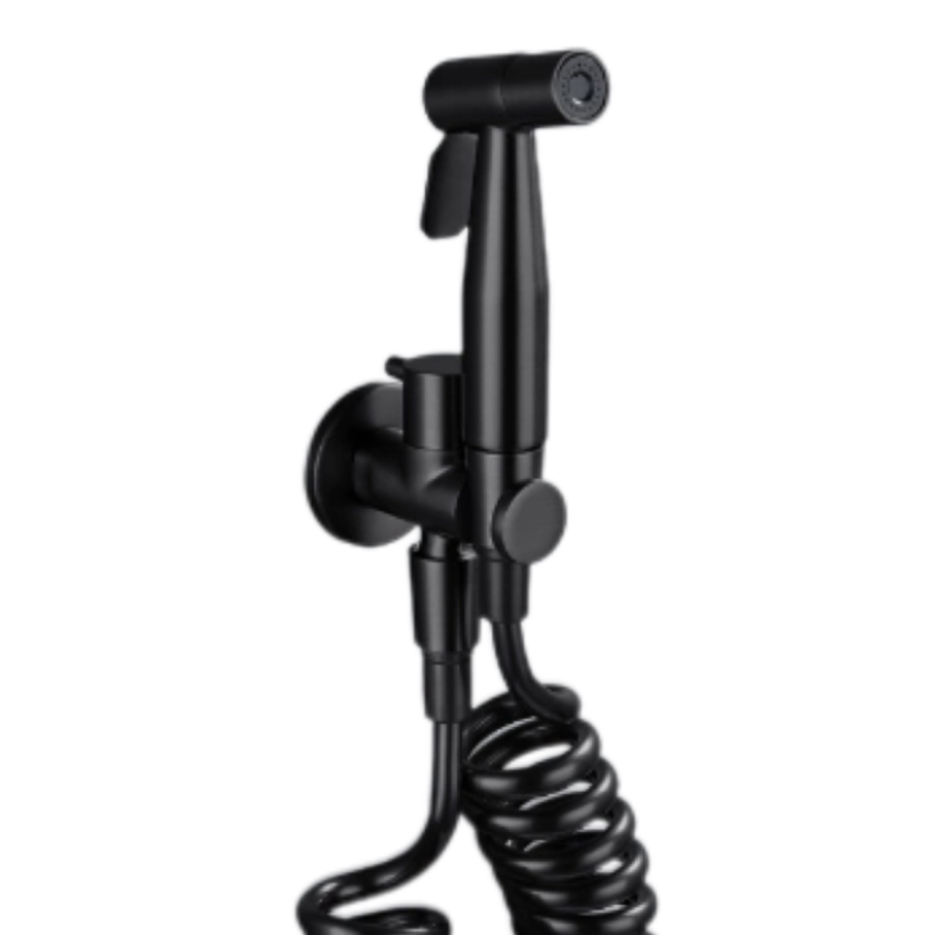 Naka-wall-Mounted Black Pressurized Toilet Spray Gun